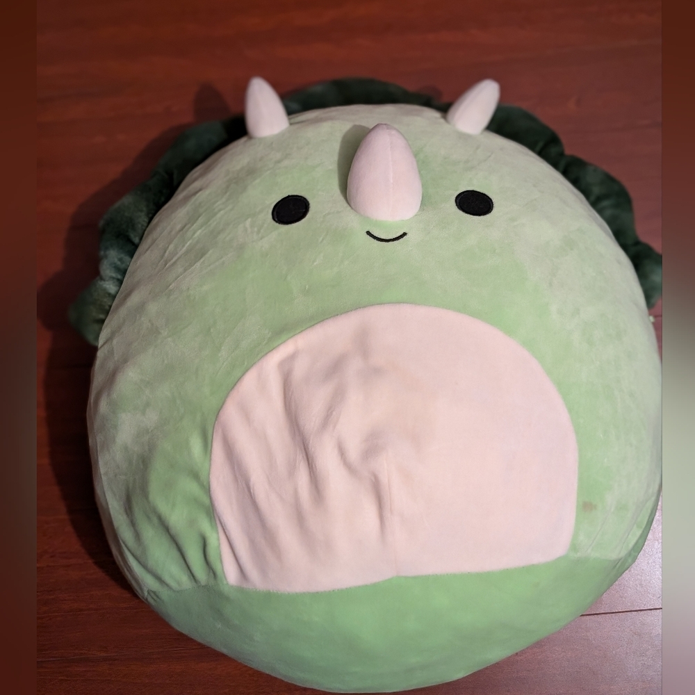 Green Dinosaur Plush Pillow Squishmallow